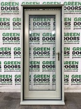Glass back door for sale  LUTON