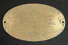 CRACHÁ DE IMPLEMENTO AGRÍCOLA PLACA FORNECEDORES TRATOR VINTAGE MASSEY HARRIS FERGUSON comprar usado  Enviando para Brazil
