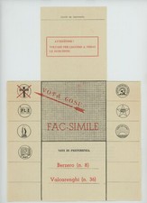 Scheda elettorale fac usato  Milano