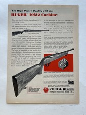 Carabina vintage 1971 estampa Ad Ruger 10/22 comprar usado Carabina vintage 1971 estampa Ad Ruger 10/22 comprar usado  Enviando para Brazil