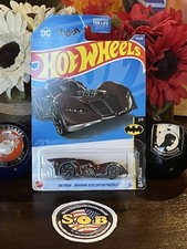 Hot Wheels Batman Arkham Asylum Batmóvel Marrom Diecast Carro Selado Estado quase perfeito, usado comprar usado  Enviando para Brazil