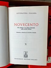 Letteratura italiana 900 usato  Carpi