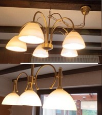 Messinglampe wohnlampe deckenl gebraucht kaufen  Montabaur