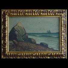 Paesaggio marina dipinto usato  Italia