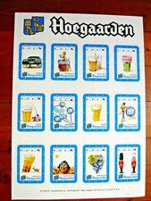 Affiche biere hoegaarden d'occasion  Bormes-les-Mimosas
