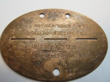 Erkennungsmarke marinepfarrer  gebraucht kaufen  Lehre