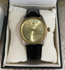Usado, Relógio masculino Orient President Day-Date automático mostrador dourado raro comprar usado  Enviando para Brazil