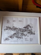 Framed lancaster bomber for sale  SITTINGBOURNE