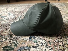 Echtleder basecap dunkelgrün gebraucht kaufen  Berlin
