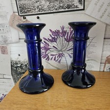 Pair 13cm cobalt for sale  CAERPHILLY
