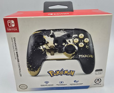 Usado, CONTROLE SEM FIO POKEMON NINTENDO SWITCH POWER A PIKACHU PRETO E DOURADO comprar usado  Enviando para Brazil