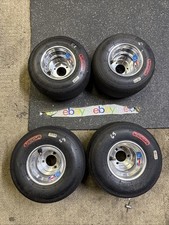 Conjunto de 4 rodas e pneus de corrida de kart 5” diâmetro padrão americano comprar usado  Enviando para Brazil