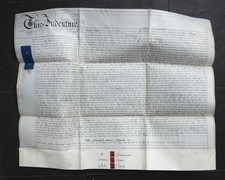 1863 antique indenture for sale  COLCHESTER