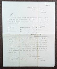 1884 grand trunk for sale  HASTINGS