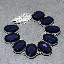 Colar de joias da moda de ametista africana facetada formato oval pedra preciosa 18" SR 796, usado comprar usado  Enviando para Brazil