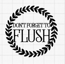 Dont forget flush for sale  Clermont