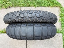 Pair motorcycle tyres for sale  CREWE
