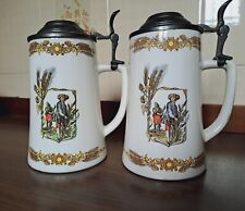 Boccale ceramica birra usato  Varese