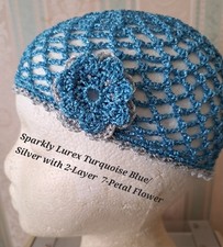 Turquoise silver crochet for sale  ALTRINCHAM