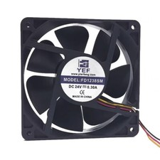 Ventilador de refrigeração YEF FD1238SM DC24V 0,30A 12cm 3 fios comprar usado  Enviando para Brazil