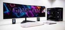 Gaming setup white for sale  UK