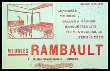 Buvard advertising rambault d'occasion  Expédié en Belgium