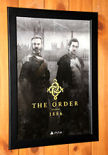 The Order 1886 PS4 PlayStation 4 pôster promocional pequeno/página de anúncio emoldurada. comprar usado  Enviando para Brazil