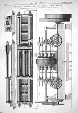 Antique print 1866 for sale  UK