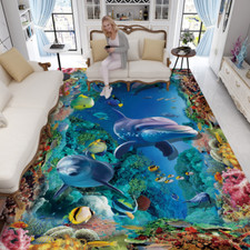 Tapete 3D tapete de assoalho simulação tapetes de sala decoração para casa tapete de sofá tapetes antiderrapantes comprar usado  Enviando para Brazil