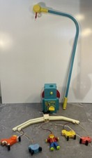 Vintage 1973 Fisher Price Farm Music Box Mobile 174 Brahms Lullaby comprar usado  Enviando para Brazil