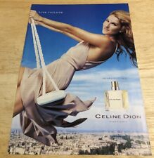 2003 Apresentando Anúncio de Perfumes CELINE DION - Anúncio de Fragrância de Revista Vintage comprar usado  Enviando para Brazil