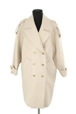 Manteau laine beige d'occasion  France