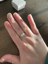 Fancy gray asscher for sale  Owens Cross Roads