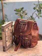 Leather backpack bag for sale  USA