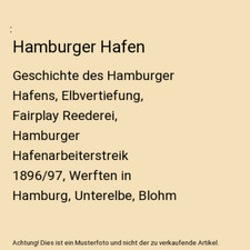 Hamburger hafen geschichte gebraucht kaufen  Trebbin