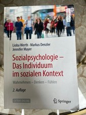 Sozialpsychologie individuum s gebraucht kaufen  Werl