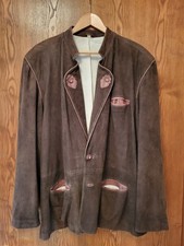 Leder janker trachten gebraucht kaufen  Rötz