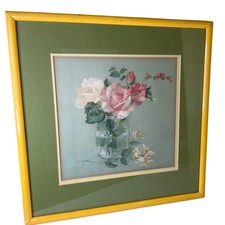 Vintage floral framed for sale  Harmony