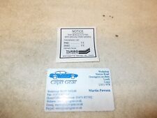 Ford capri. turbo for sale  MARKET RASEN