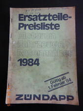 Ersatzteile preisliste zündap gebraucht kaufen Ersatzteile preisliste zündap gebraucht kaufen  Hannover