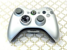 Controle sem fio Microsoft Xbox 360 fabricante de equipamento original [prata] ótimo estado, limpo - TESTADO  comprar usado  Enviando para Brazil