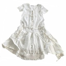 Robe blanche manches d'occasion  Brazey-en-Plaine