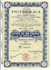 Shares securities no. d'occasion  Expédié en Belgium