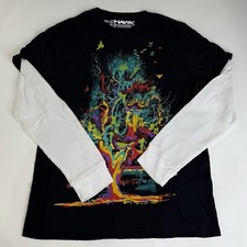 Camiseta Tony Hawk dois tons waffle malha manga longa skate anos 2000 skate comprar usado  Enviando para Brazil