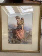 Framed vintage print for sale  LONDON