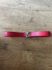 Versace red leather for sale  DERBY