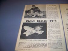 History..gee bee 1..r for sale  Columbus