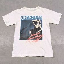 Camiseta Vintage Anos 80 Scorpions Savage Amusement Tour Concert comprar usado  Enviando para Brazil
