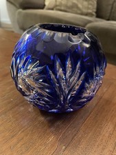 Vase boule bleu d'occasion  Strasbourg-