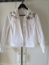 Escada jeansjacke bestickt gebraucht kaufen  Deutschland